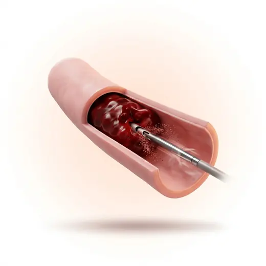 DVT Treatment (AngioJet) illustration