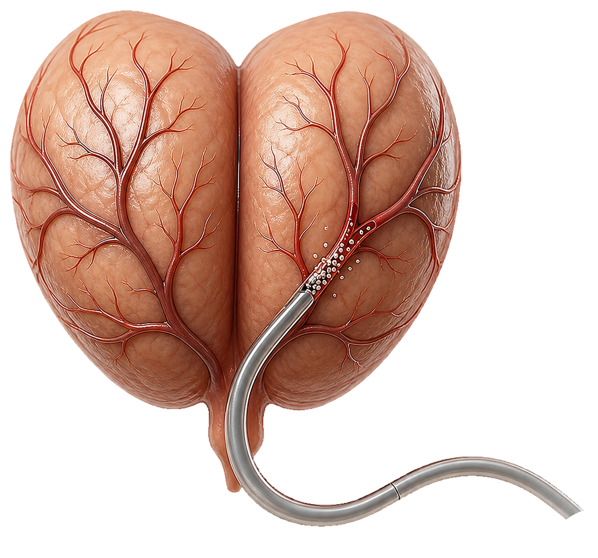 Prostate Artery Embolization illustration