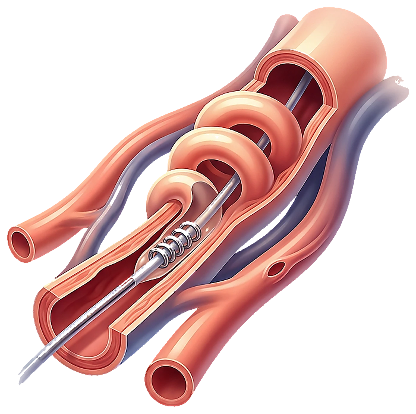 Varicocele Embolization illustration