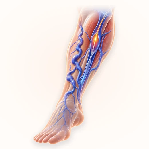 Varicose Veins Laser & Glue illustration