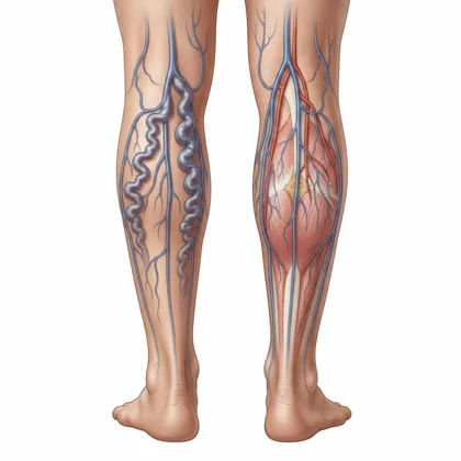 Varicose Veins Laser & Glue illustration